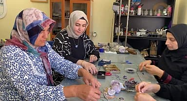 Yozgat'ta üretici kadınlar, kurdukları atölyelerde ekonomiye katkı sunmaya devam ediyor