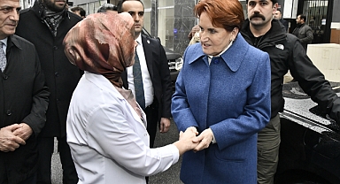 Akşener Manisa’da, Şehit Enes Budak’ın ailesini ziyaret etti