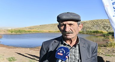 Ankara Büyükşehir Belediyesi'nden hayvansal içme suyu ve tarımsal sulama göleti