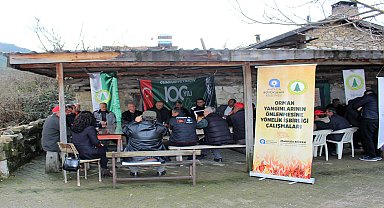Antalya Büyükşehir'den Manavgat'ta üç mahalleye orman yangını eğitimi