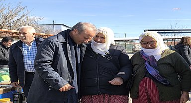 Arguvan Belediye Başkanı Kızıldaş'tan pazar esnafına ziyaret