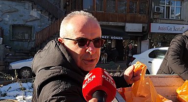 Artvinli pazarcı: "İşler iyi değil ama ne yapabiliriz mecburiyetten geliyoruz"