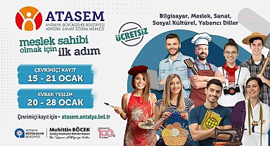 ATASEM'de ikinci dönem kayıtları başladı