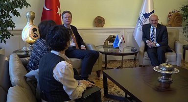 Avrupa Birliği Türkiye Delegasyonu Başkanı Meyer-Landrut'tan Başkan Soyer'e ziyaret
