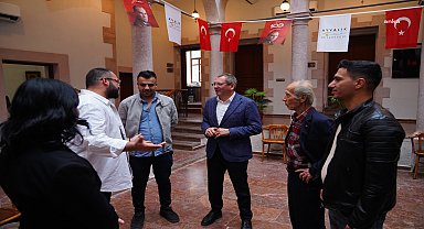 Ayvalık Belediye Başkanı Ergin, Ayvalıklı gazetecilerle buluştu