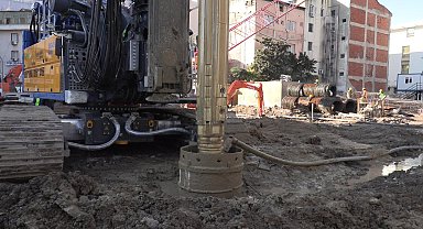 Başkan Batur'dan yeni bina alanında inceleme