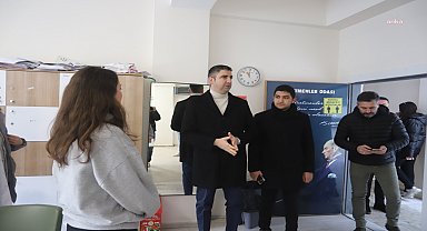 Başkan Gökhan Yüksel'den öğrencilere sürpriz ziyaret
