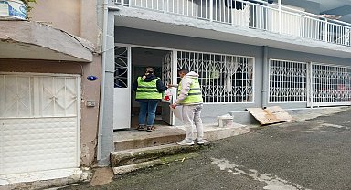 Bayraklı Belediyesi'nden kıyafet ve hijyen malzemesi desteği