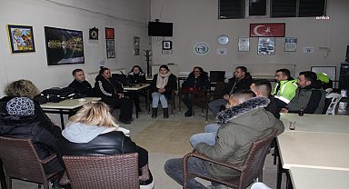 Bozüyük Belediyesi'nden vatmanlara yangın eğitimi