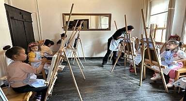 Bozüyüklü Çocuklar, Sanatevi'nde renkli bir gün geçirdi