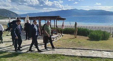 Burdur Valiliği: "Salda Gölü çevresinde yeni bir yol açılması söz konusu olmayıp, yapılan çalışma mevcut yolun iyileştirilmesidir"
