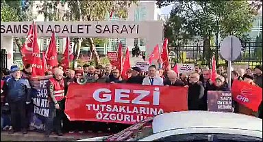 Can Atalay'ın milletvekilliğinin düşürülmesi Samsun'da protesto edildi