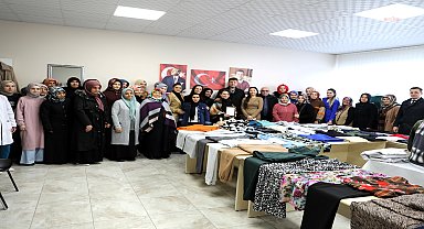 Çerkezköy Belediyesi mahalle evleri kurslarının dönem sonu sergisi açıldı