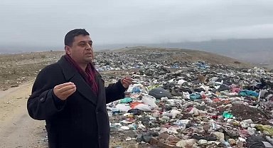 CHP Baskil Belediye Başkan Adayı Veli Baygeldi'den AKP'li başkana şehir merkezine yakın çöplük tepkisi: "20 yıldır ne yaptın sen? İnsanların hayvanların hayatını tehlikeye attın"