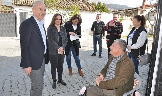 Çine Belediye Başkanı Kıvrak, mahalle ziyaretlerini sürdürüyor