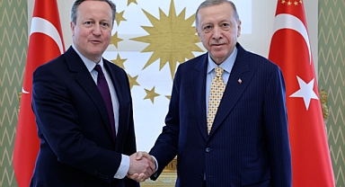 Cumhurbaşkanı Erdoğan, Birleşik Krallık Dışişleri Bakanı Cameron ile görüştü