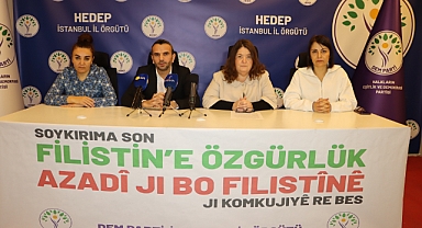 DEM Parti, Filistin için Pazar Günü İstanbul’da miting yapacak