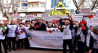 Emekliler Eskişehir'den haykırdı: "Bu maaş ayrımcılığı neden"