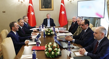 Erdoğan'ın başkanlığındaki güvenlik toplantısı sona erdi: 