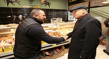Fethi Yaşar'dan esnaf turu