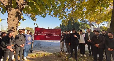 Halkçı liseliler Bornova Anadolu Lisesi önünden seslendi: "Bir lisenin bahçesine anaokulu görülmüş bir şey değildir"
