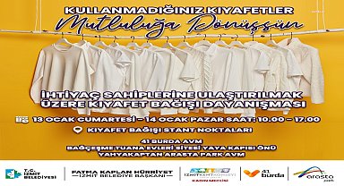 İzmit Belediyesi, kıyafet bağışı dayanışması ile bu kış da ihtiyaç sahiplerine umut olacak