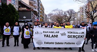KESK Eskişehir Şubeler Platformu: "Hak ettiğimiz refahta birleşmek istiyoruz"