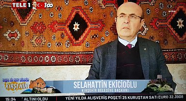 Kırşehir Belediye Başkanı Ekicioğlu, 5 yıllık çalışmalarını anlattı