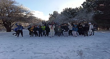 Konaklı minik sporculara yarıyıl tatili hediyesi Spil Gezisi