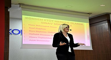 Konyaaltı Sanat Eğitim Merkezi eğitmenleri ailelerle buluştu