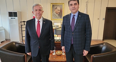 Mansur Yavaş, Demokrat Parti Genel Başkanı Uysal ile görüştü