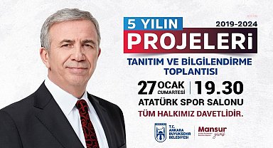 Mansur Yavaş, ilk dönem projelerini başkentlilere anlatacak
