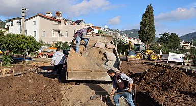 Marmaris Belediyesi'nden Beldibi'nde hummalı çalışma
