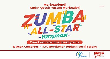 Merkezefendi'de Zumba All-Star yarışması başlıyor