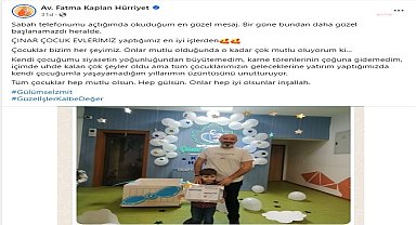 Minik Armağan'ın babasından Fatma Başkan'a teşekkür