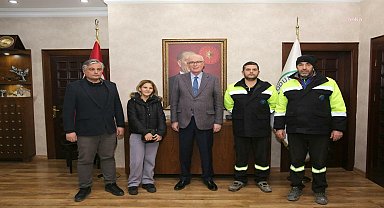 Odunpazarı Belediyesi personelinden örnek davranış