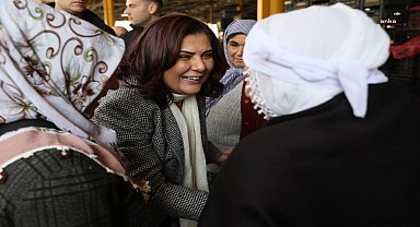 Özlem Çerçioğlu, Söke'de vatandaşlarla buluştu