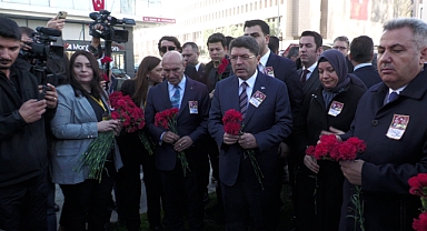 Şehit Fethi Sekin ve Musa Can için İzmir Adliyesi'nde anma töreni düzenlendi