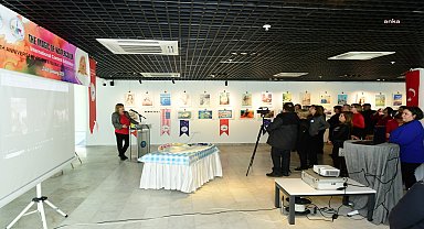 'Sulu Boyanın Büyüsü' Sergisi Yıldız Kenter Kültür Sanat Merkezi'nde törenle açıldı