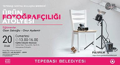 Tepebaşı Belediyesi'nden 'Ürün Fotoğrafçılığı' atölyesi
