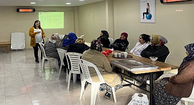 Tepebaşı'nda kursiyerlere kadın sağlığı semineri verildi