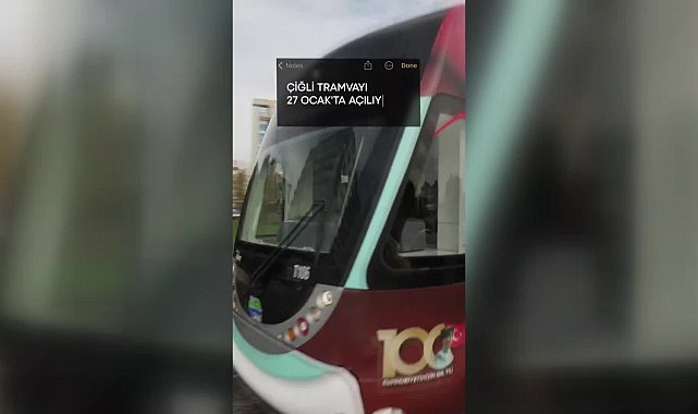 Tunç Soyer duyurdu: "Çiğli tramvayı 27 Ocak'ta hizmete girecek"