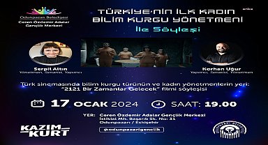 Türkiye'nin ilk kadın bilim kurgu yönetmeni, Odunpazarı'nda gençlerle bir araya gelecek