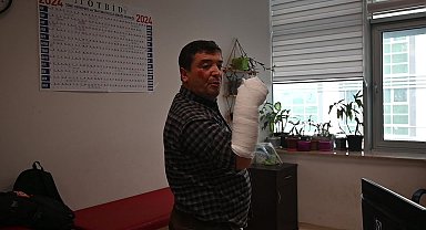 Yozgat'ta soğuk hava nedeniyle yol ve kaldırımlarda meydana gelen buzlanma, düşmeye bağlı yaralanmaları artırdı