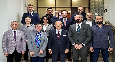 Zafer Partisi'nden Yılmaz Büyükerşen'e ziyaret
