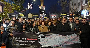 6 Şubat depremlerinde hayatını kaybedenler Avcılar'da anıldı