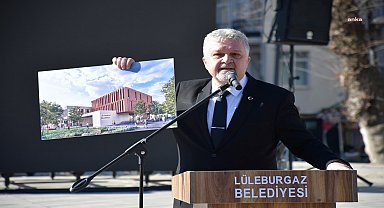 6 Şubat depremlerinde hayatını kaybedenler, Lüleburgaz'da anıldı