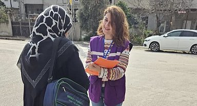 ADANA BÜYÜKŞEHİR BELEDİYESİ’NDEN YÜREĞİR’DE KADINLARA YÖNELİK SAHA ÇALIŞMASI