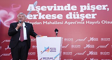 Adana Büyükşehir Belediyesi'nin aşevi hizmete açıldı 