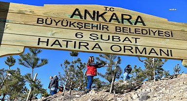 Ankara Büyükşehir Belediyesi'nden 6 Şubat depremi anısına hatıra ormanı